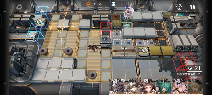 【明日方舟】CW-S-2-B摆完挂机截图