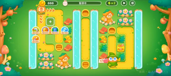 【保卫萝卜4绿野奇缘】第59集攻略,稳定无伤全清金萝卜!截图