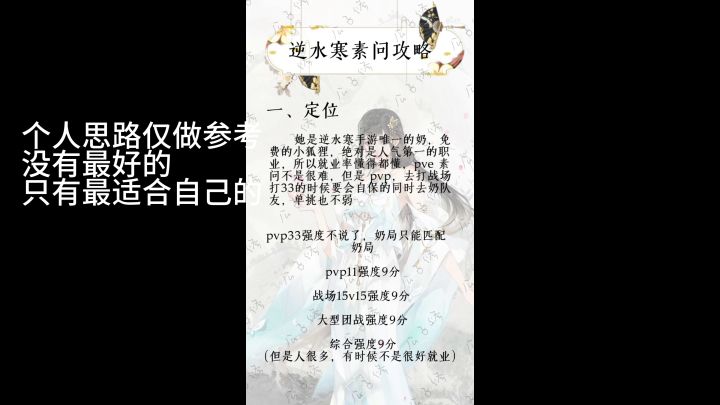 逆水寒手游素问最全攻略截图