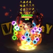 『獨奏騎士』召喚群 -『救贖究極體-七彩繽紛流』