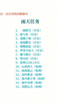 逆水寒手游（特殊剧情点汇总）