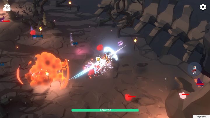 [游戏开发日志]缝合ARPG、动作、肉鸽、换装元素暗黑风独立游戏截图