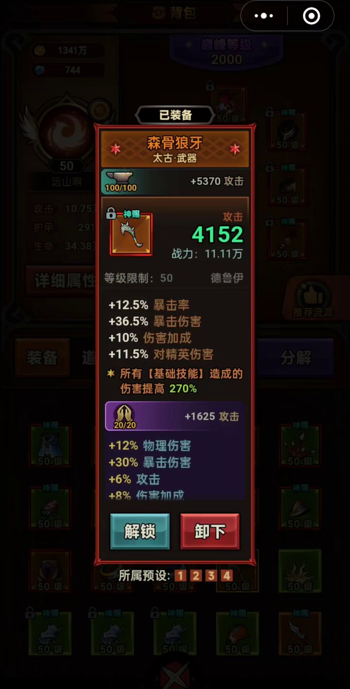 迷雾大陆德鲁伊娱乐速刷套装1.0截图
