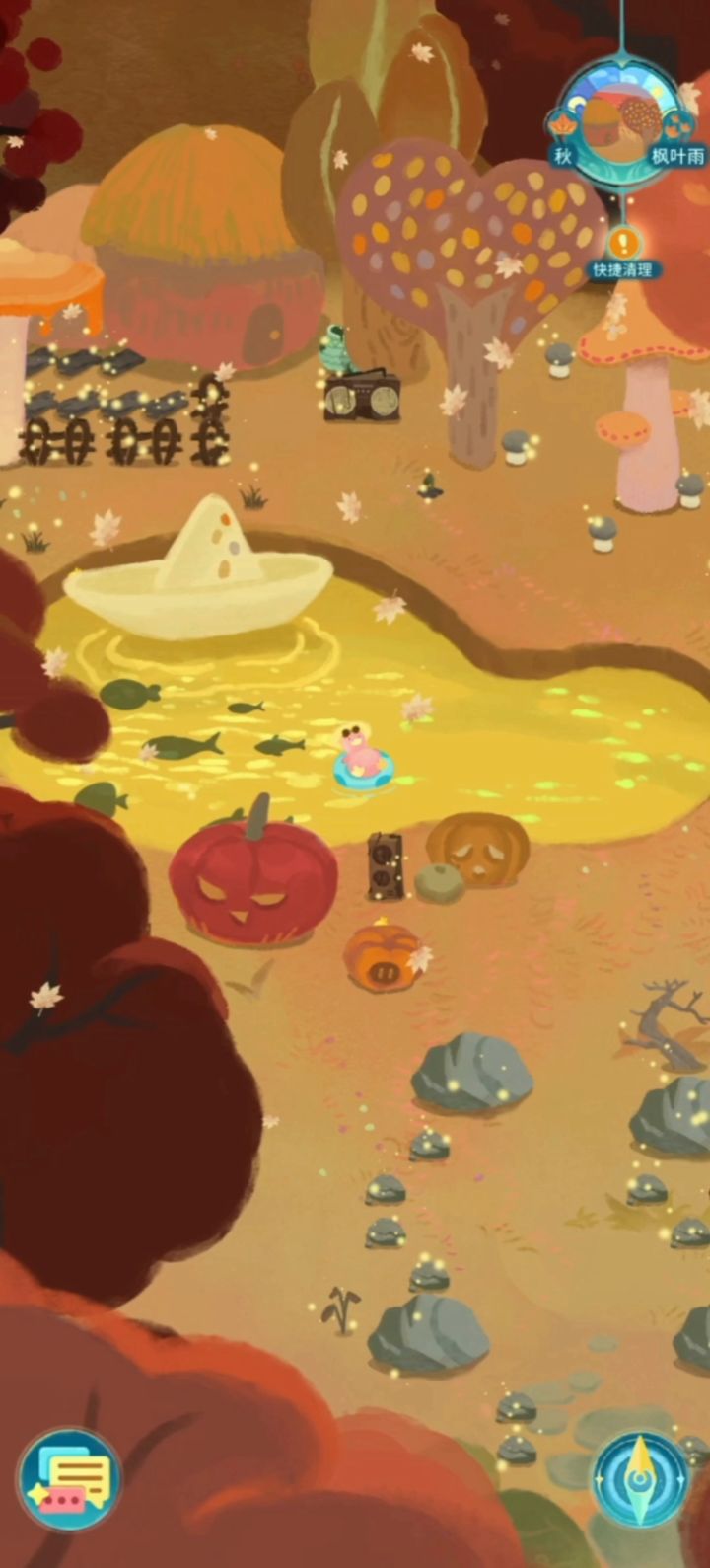 晚安森林，沉浸敲秘境，知识点在最后🌸截图