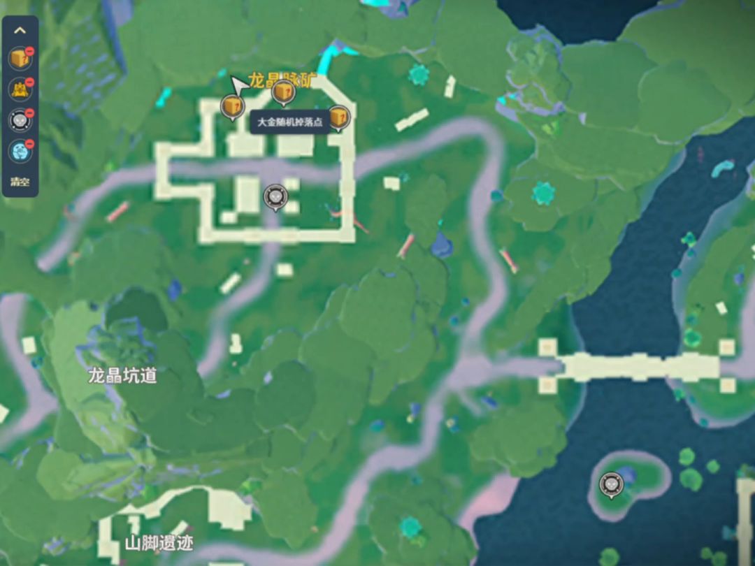 全网最详细香肠派对摸金~小金刷新地点（龙王秘境）截图