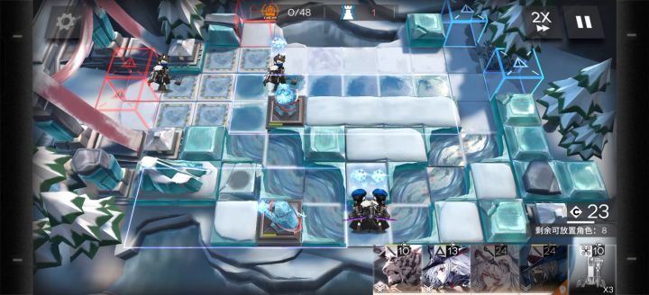 【雪山降临1101】OS-EX-5突袭摆完挂机截图