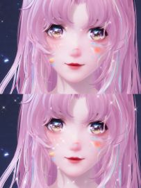 截至2.0版本， 妆容图鉴展示~