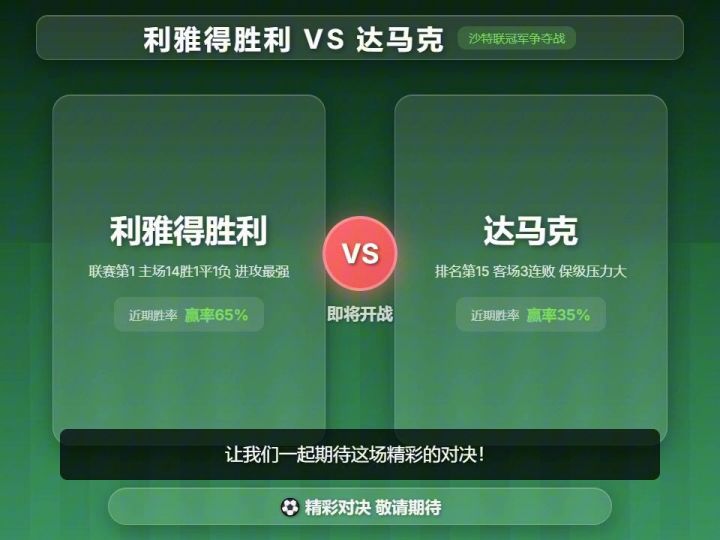 沙特联焦点战:利雅得胜利对阵达马克截图
