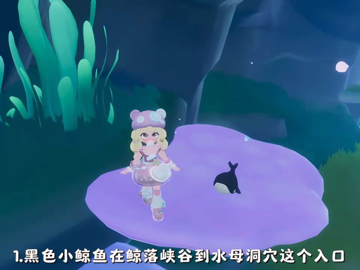 7月24日 寻鲸季第十四天必做攻略（黑色喷水小鲸鱼位置）截图