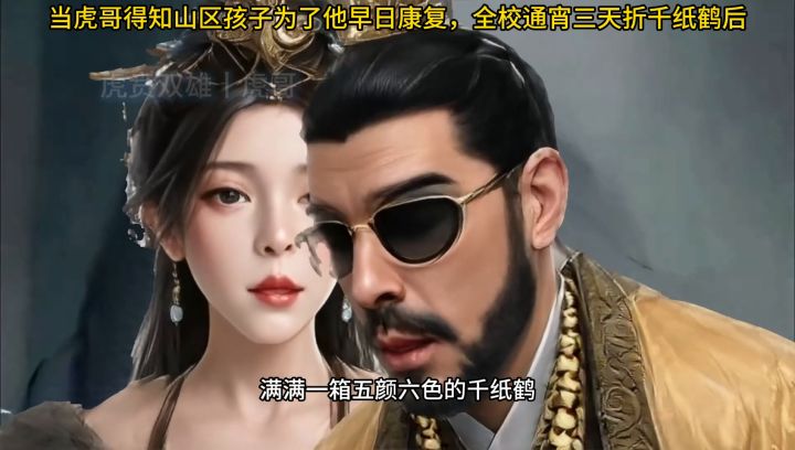 当虎哥得知山区孩子为了他早日康复截图