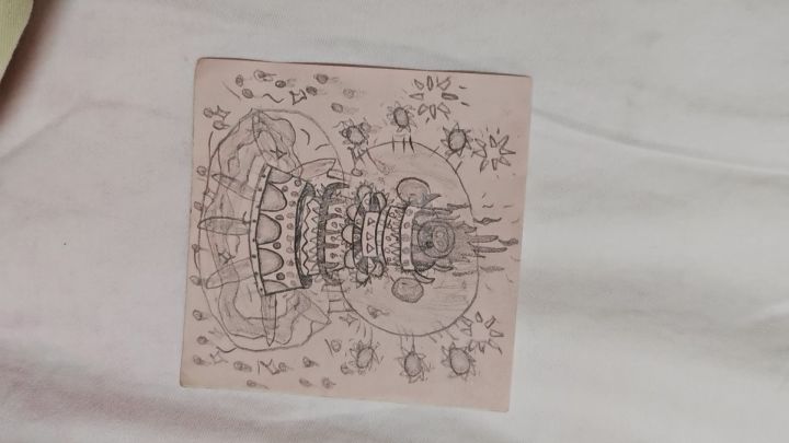 上周周一到周五画的画截图