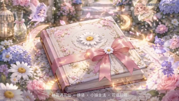 改名花语小镇,宣传片加上了截图